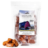 Oregon Farm Fresh Snacks Salted Caramel Gourmet Candy – Oregon Made Caramel Candy with Sea Salt and Vanilla – Gluten Free Delicious Chewy Sea Salt Caramels – Soft Caramels Individually Wrapped (16 oz)